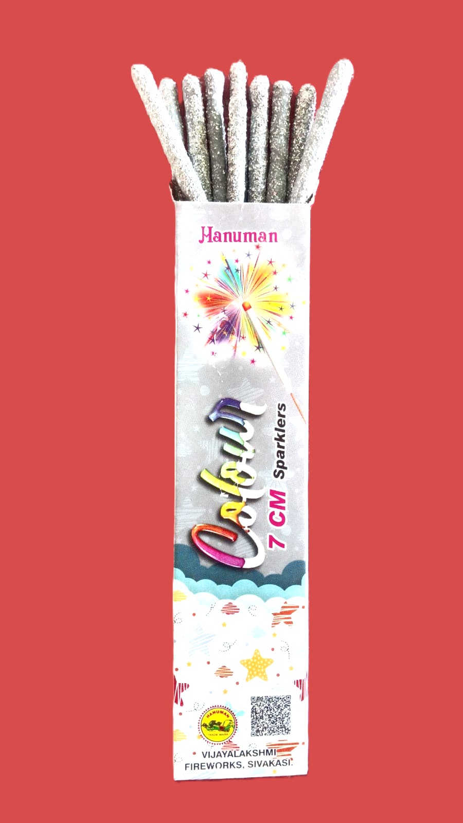 7 Cm Colour Sparklers (10 Pcs)