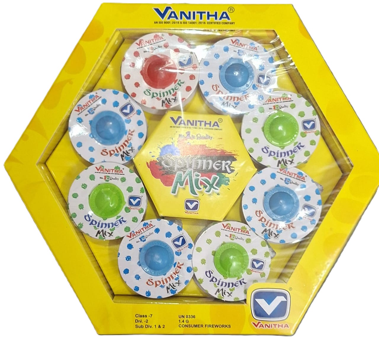 Vanitha Spinner Colour Mix (8 pcs)
