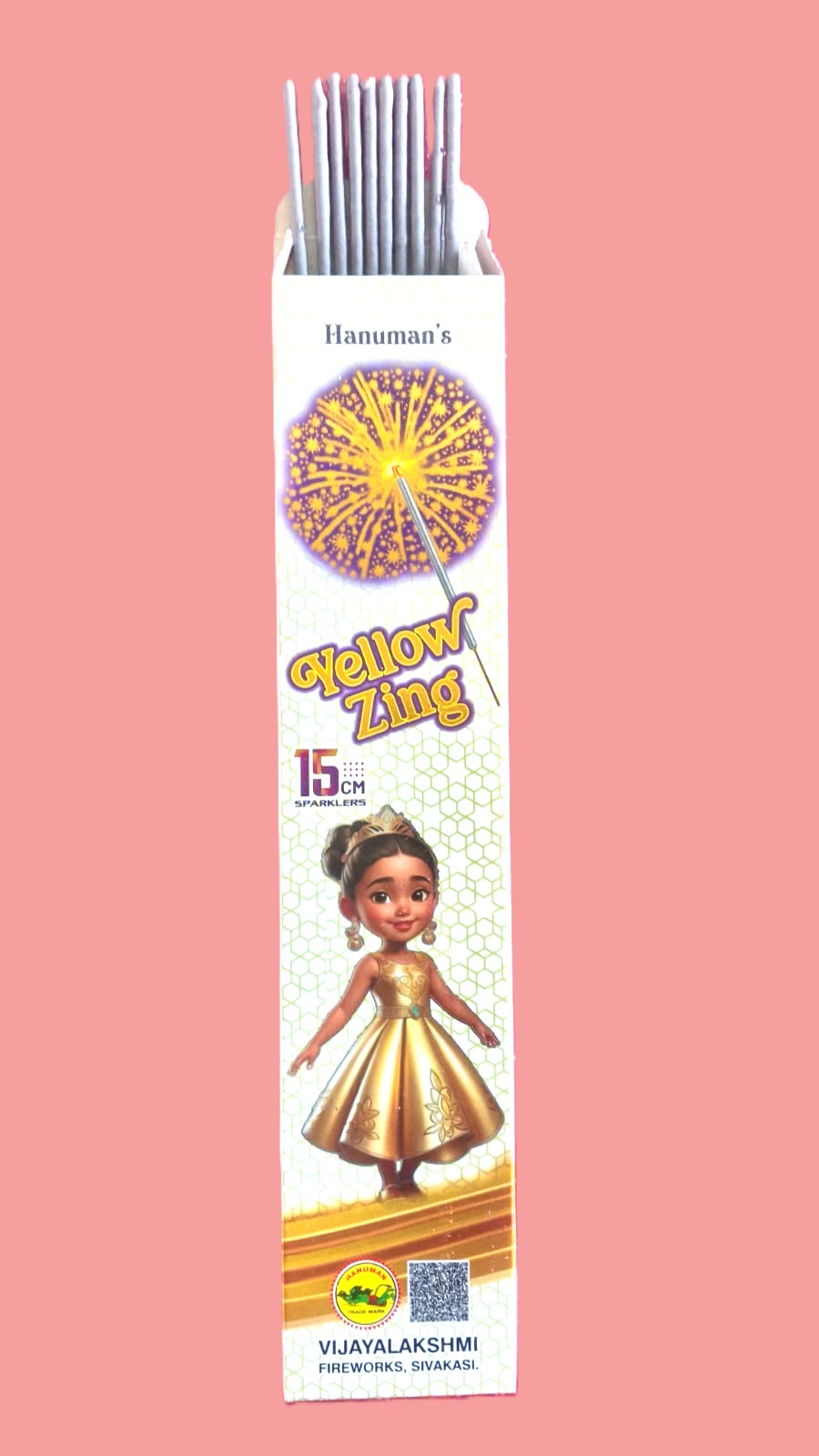 15 Cm Yellow Sparklers (10 Pcs)