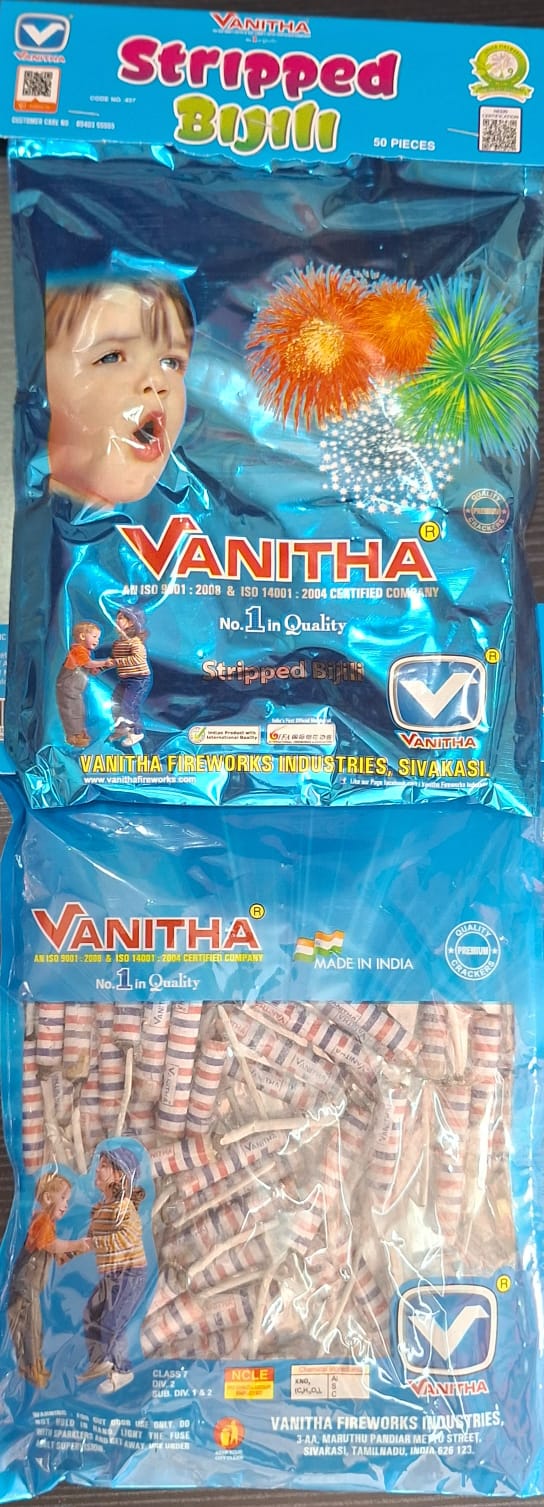 Vanitha Stripped Bijili (50Pcs)