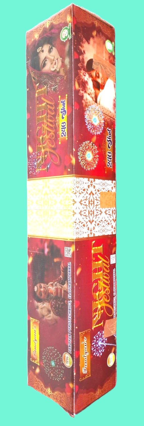 240 Shot Multi Colours Crackling
