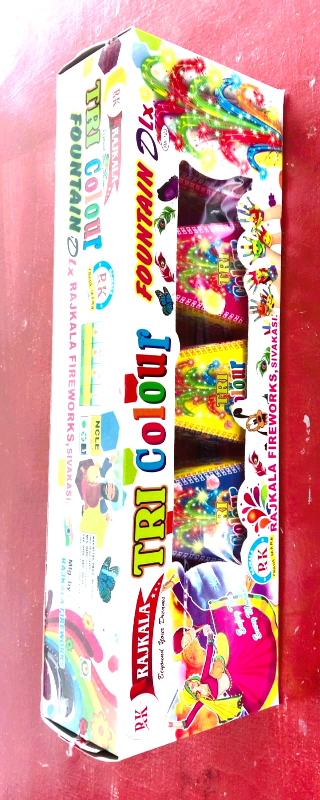 Tri Colour Fountain Big (5 Pcs)