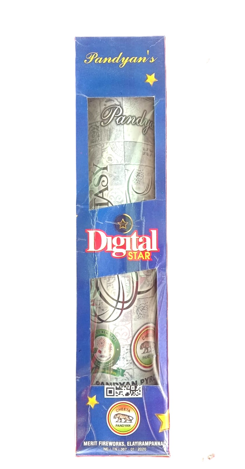 3 1/2" Digital Star Crackling (1 Pcs)